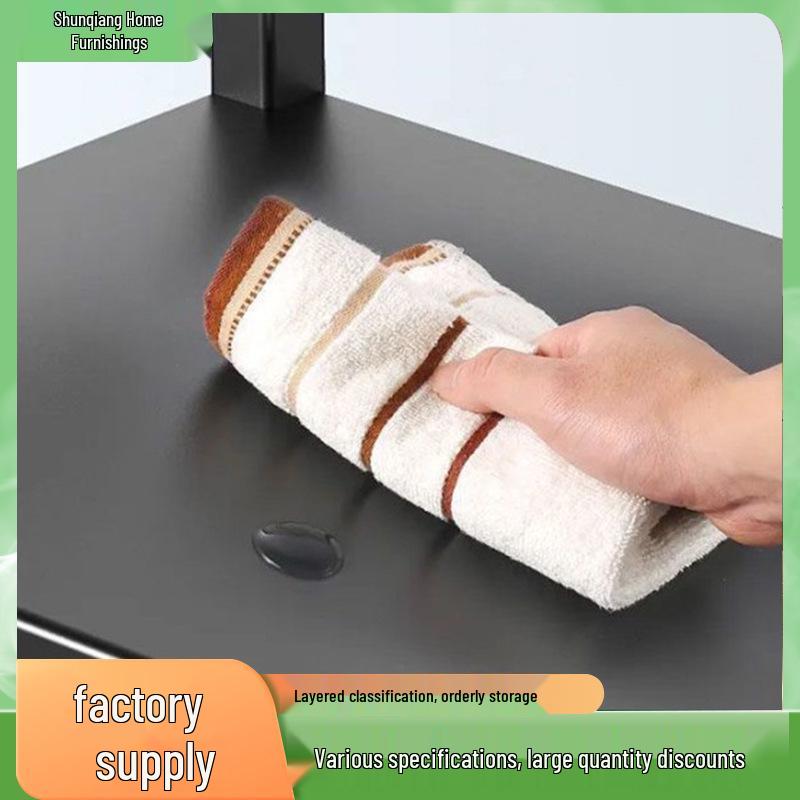 Adjustable Double-Layer Microwave Oven Storage Rack for Countertop