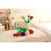 1Pc Cartoon Rose Flower Stuffed Soft Plush Toy Creative Curtain Buckle Home Decoration Christmas Mother's Day Gift For Mom