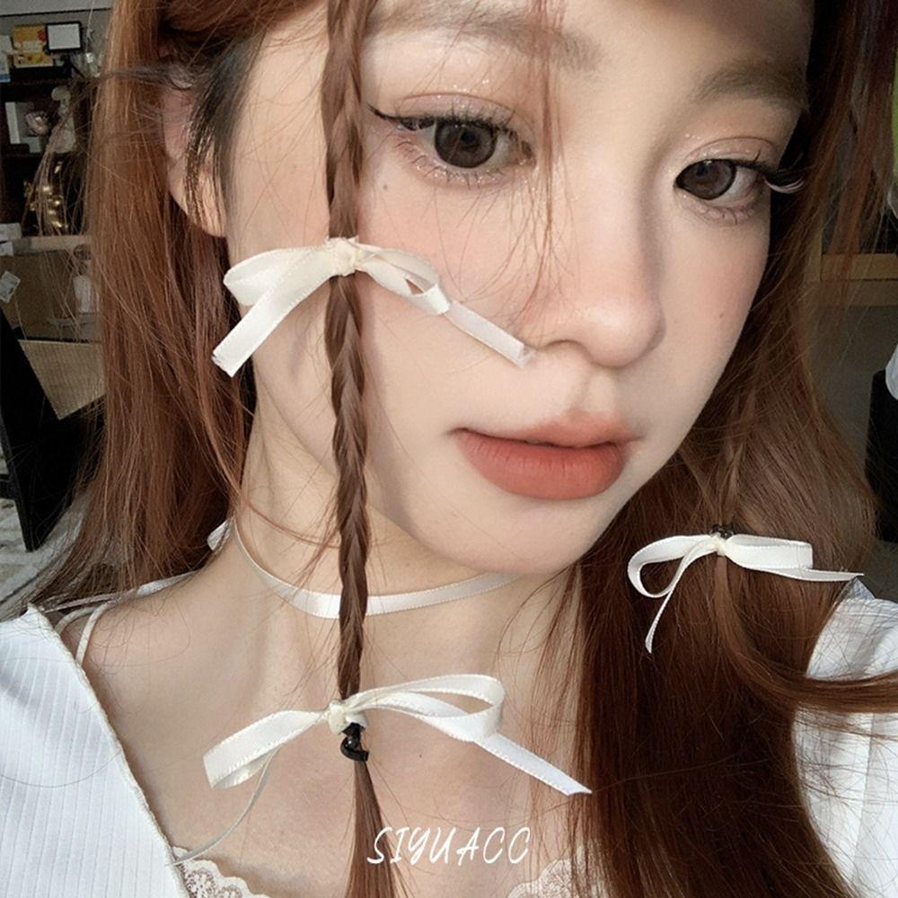 Balletcore Girl Hair Clip Bowknot Female Hair Accessories Sweet Bow Hairpin Hair Tie