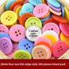 Children's DIY Colorful Button Painting Kit - Creative Love Bear Design for Kindergartens