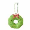 Cartoon Christmas Keychain Santa Claus Plush Keyring Fluzzy Christmas Tree Pendants  Festival