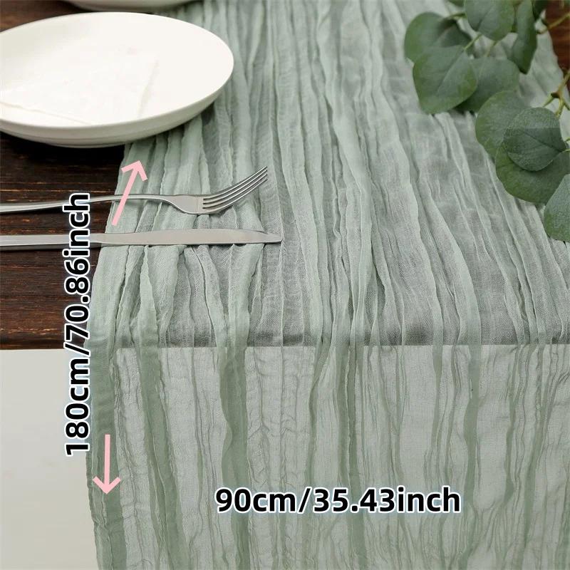 Bohemia Style Polyester Fibre Table Cloth Translucency Light Luxury Sense of Advanced Desktop Decoration Table Cloth for Indoor