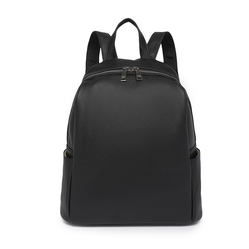 

Cowhide mini backpack for Italy 181126 [Guccio Leather] women, lightweight, stylish, fashionable, backpack, (BLACK) чорний