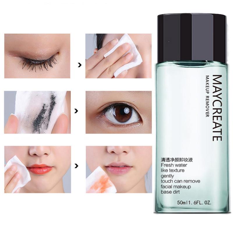 Natural Formula Whitening Purifying Olive Oil Makeup Remover Liquid Skin Care Deep Cleansing Water For Face Lip