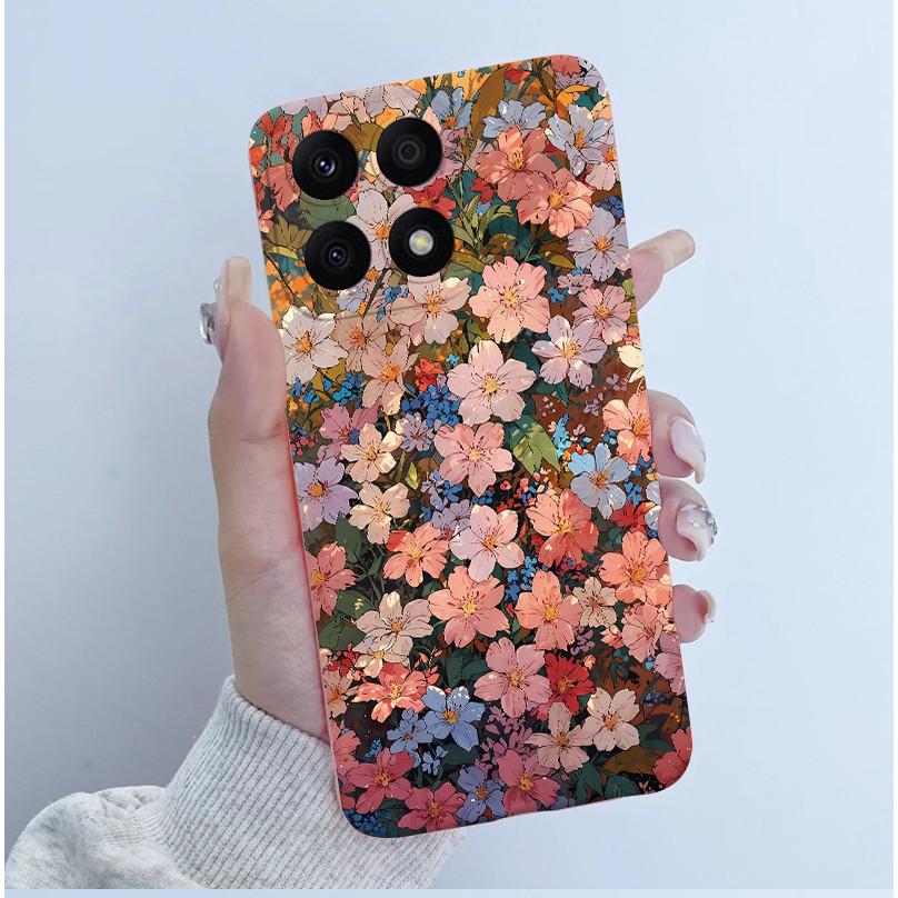 For Huawei Honor X8a Case HonorX8a Soft TPU Silicone Cover Cute Cartoon Panda Phone Case For Honor X6a HonorX6a Plus Coque Funda