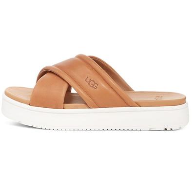 Bequeme lässige Pantoletten mit Gummisohle Damen Sandalen Braun 1128635-TLTH