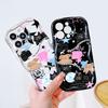 Cute Cartoon Pattern Cream Texture Casing Wavy Edge Soft Silicone Cover Phone Case for Samsung