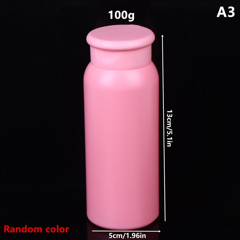 1 STÜCK 30/50/100/150/200/250/300g Talkumpuderflasche Nachfüllbarer Kosmetikpuder-Spender Kunststoffpuderbehälter Leere Flaschen