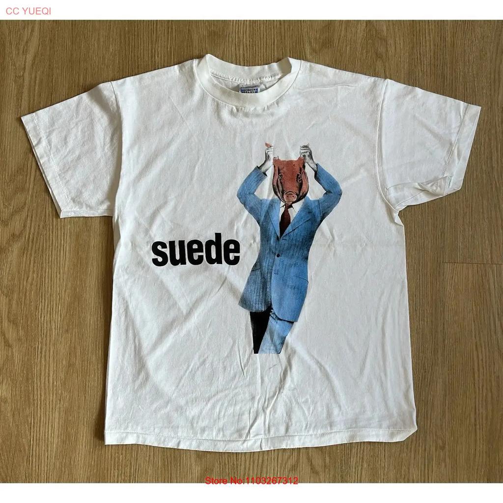 Suede Vintage 1993 Animal Nitrate T Shirt Uk Tour Large Vintage Graphic Fashion Comfortable Stylish Homme
