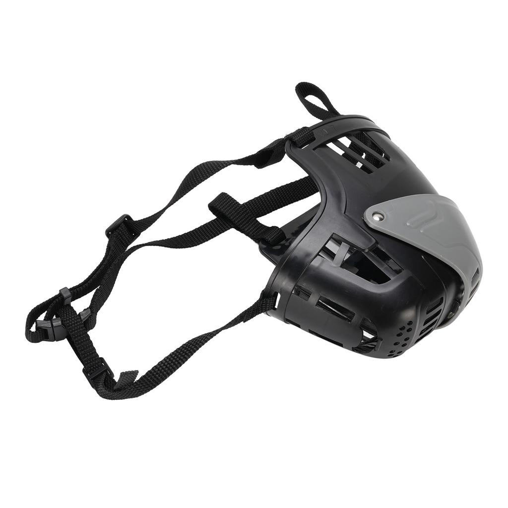 Dog Muzzle Anti Biting Prevent Barking Adjustable Breathable Plastic Dog Mouth Cover Cage