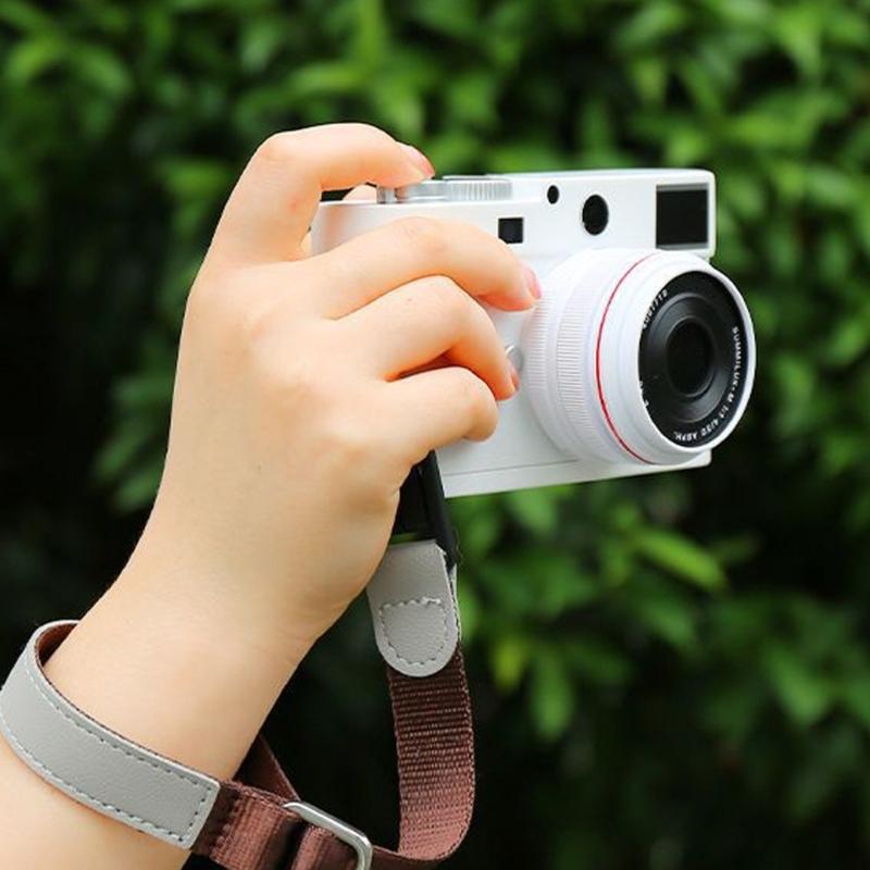 Faux Leather Shouler Wrist Strap with Quick Release Buckles For Universal Mirrorless Cameras With Ergonomic Grips