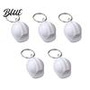 Mini Helmet Keychain 5Pcs Security Keychain Simulated Construction Key Ring Holder Decorative Pendant for Backpacks Handbags Plastic Chain