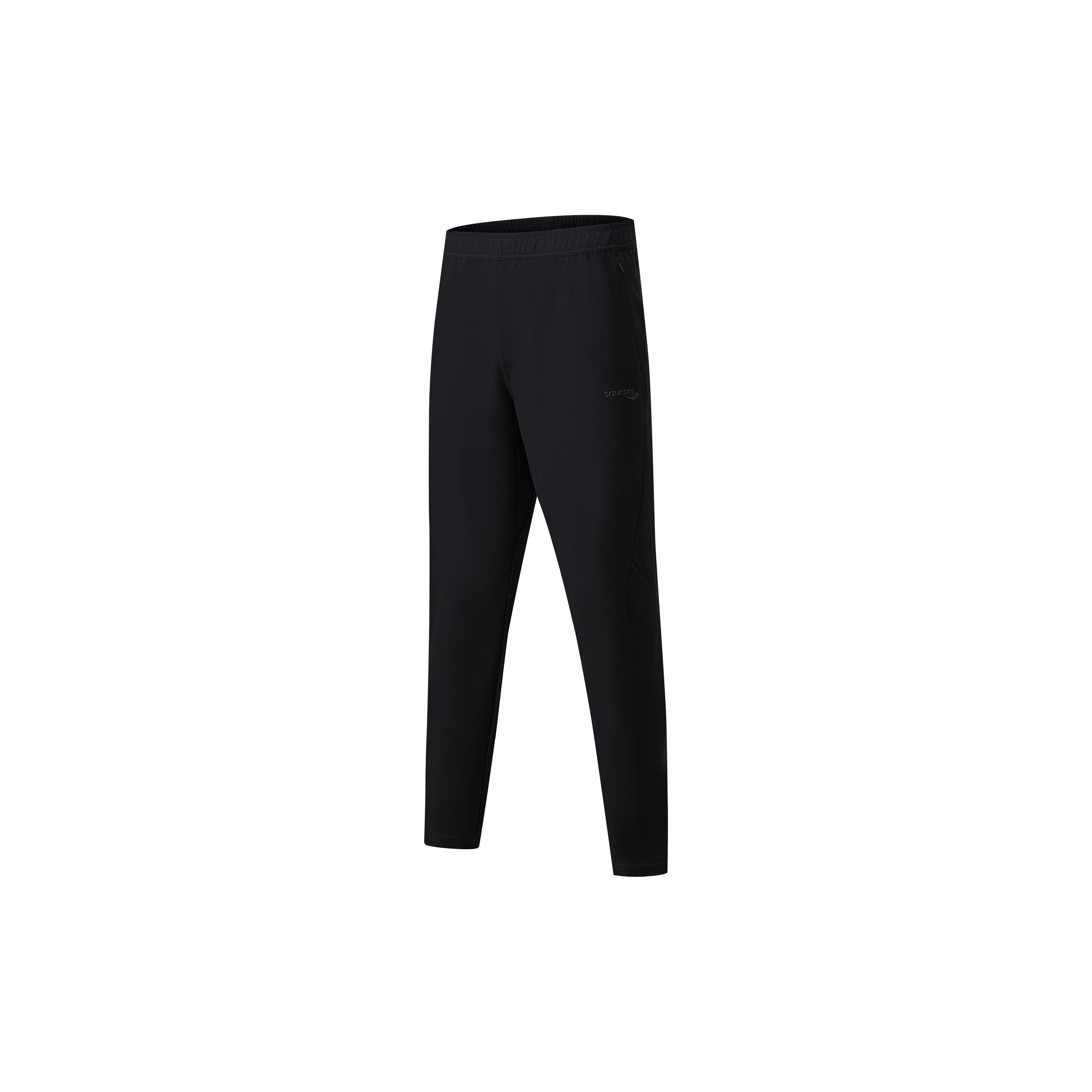 Saucony Knitted Sweatpants Men s Jet Black Moderate Straight Fit Pants SC2230046B-BK01 S