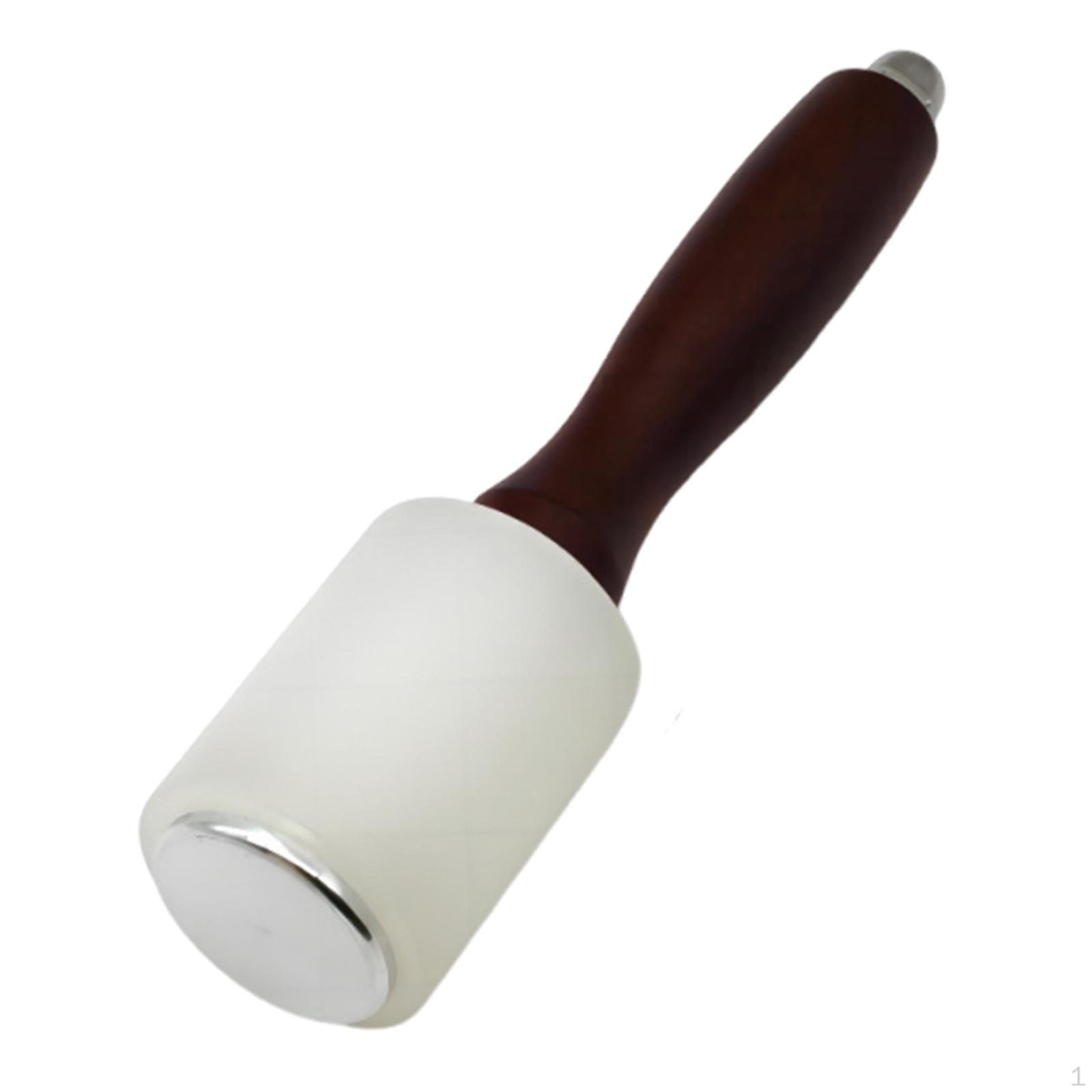 Leather Carving Hammer with Nylon Head, Craft Hammer, Professional Straight Head