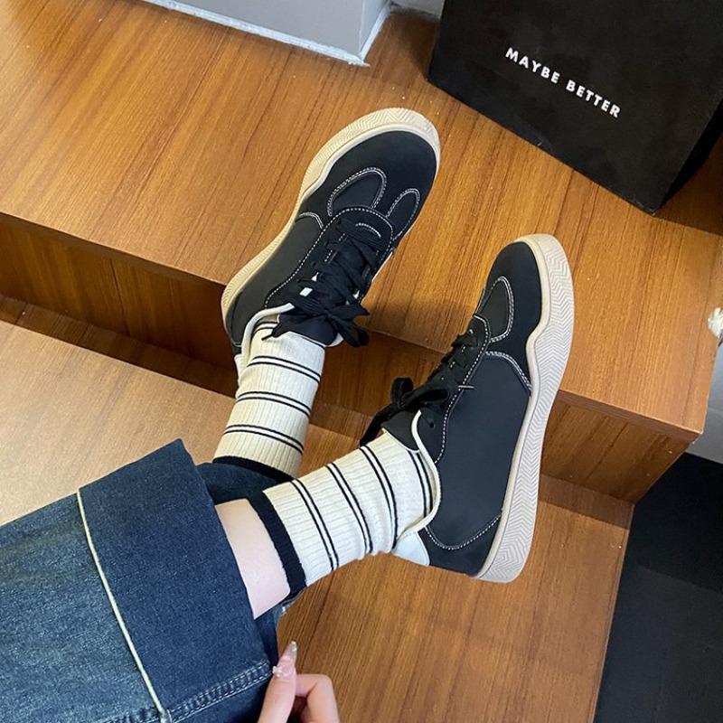 

New Style Rubber-soled Retro-style Casual and Versatile Women s Sports Shoes 41 чорний
