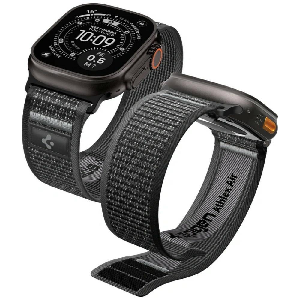 Spigen Athlex Air 2 Armband für Apple Watch 8/9/10/11/SE/Ultra (44/45/46/49mm) Grau