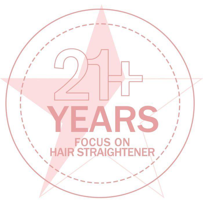 Kk mini lisseur cheveux court, fer a lisser lisseur boucleur cheveux 2 en 1,pour cheveux courts, frange, barbe masculine, 15s chauf