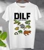 Frog Lover Dilf Man I Love Frogs  T-Shirt Meme Top Unisex Men's Ladies Top