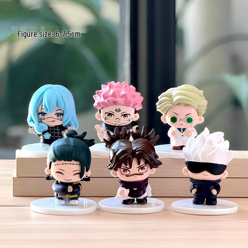

Серія Фігурок Jujutsu Kaisen Версія Q Моделі A та B: Милі Аніме Ляльки та Капсульні Іграшки Гашапон