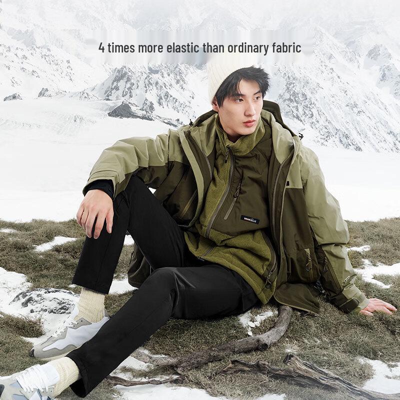 JD Zhizao Herren-Sporthose mit Thermofleecefutter