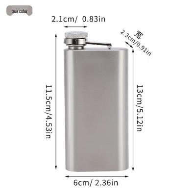 Portable Stainless Steel Mini Flask Set