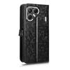 For TECNO Pova 7 5G Wallet Case Dot Pattern Imprint PU Leather Phone Cover with Wrist Strap