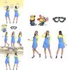 Entzückendes gelbes Minion Cosplay Kostüm für Frauen Perfekt für Halloween-Partys und Events
