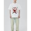 Christmas T-Shirt Black Santa Claus with Ho Ho Holiday Magic Print for Festive Season