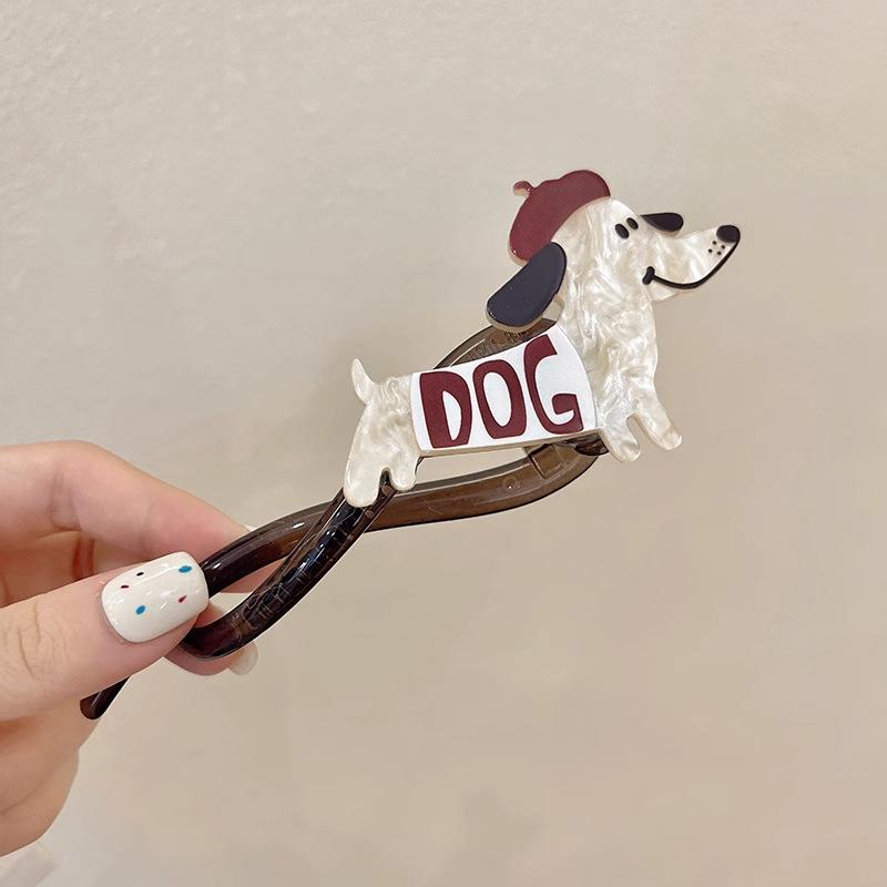 Cute and Adorable Cat-shaped Hair Clip, High-end Back Hair Clip for Women, One-piece Hairpin, Updo Hair Accessory