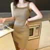Women's Dress Slim Casual Sweet Stripe Contrast Color