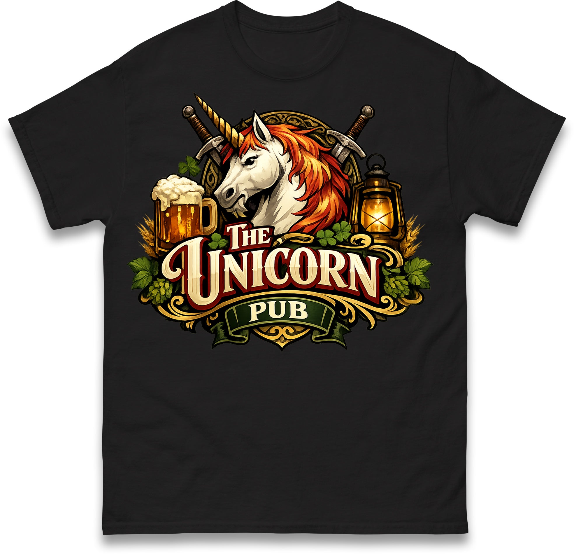 

The Unicorn Pub T Shirt Tshirt Mens Womens Unisex Tops Tees M
