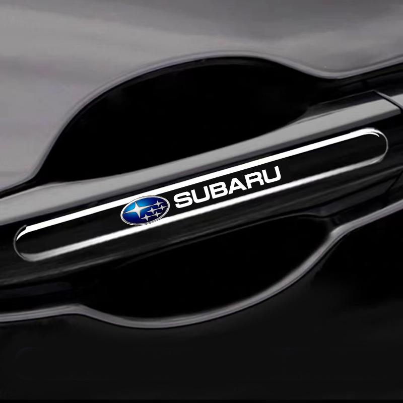 4 szt. Przezroczysty Ochraniacz Krawędzi Drzwi Samochodowych Naklejka Paska Zderzaka Dla Subaru Legacy LEVORG WRX Outback XV Forester Ascent Exiga SOLTERRA Tribeca