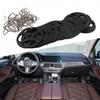 48Pcs Car Seat Cover Fasteners Metal Hooks Set for Secure Installation