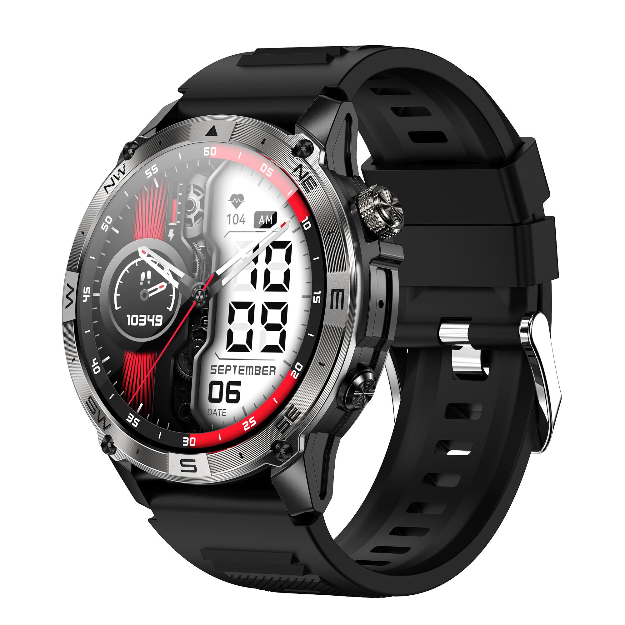 

Smart Watch Outdoor Sports GPS Altitude And Pressure Compass Screen Blue Tooth Call Health Waterproof Weather Smartwatch