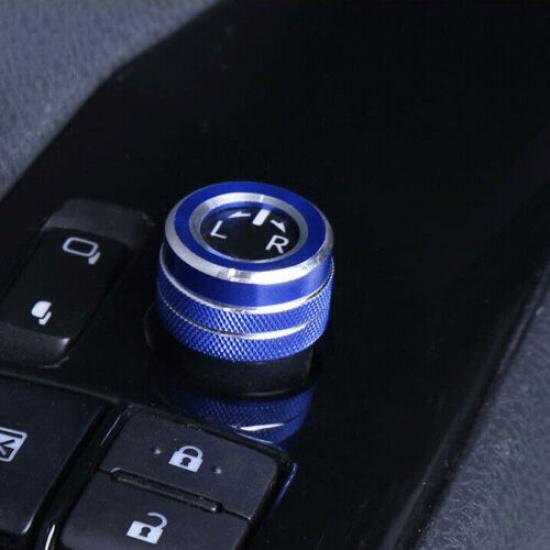 Cover Trim 1PCS Alloy Blue Interior Rearview Mirror For Toyota Camry 2018-