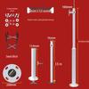 2.5m Universal Outdoor Camera Mounting Pole