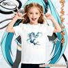 Hatsune Miku Anime Future Peripheral Collaboration Pure Cotton COS Anime Cartoon Printed Boy and Girl New Casual Tshirt