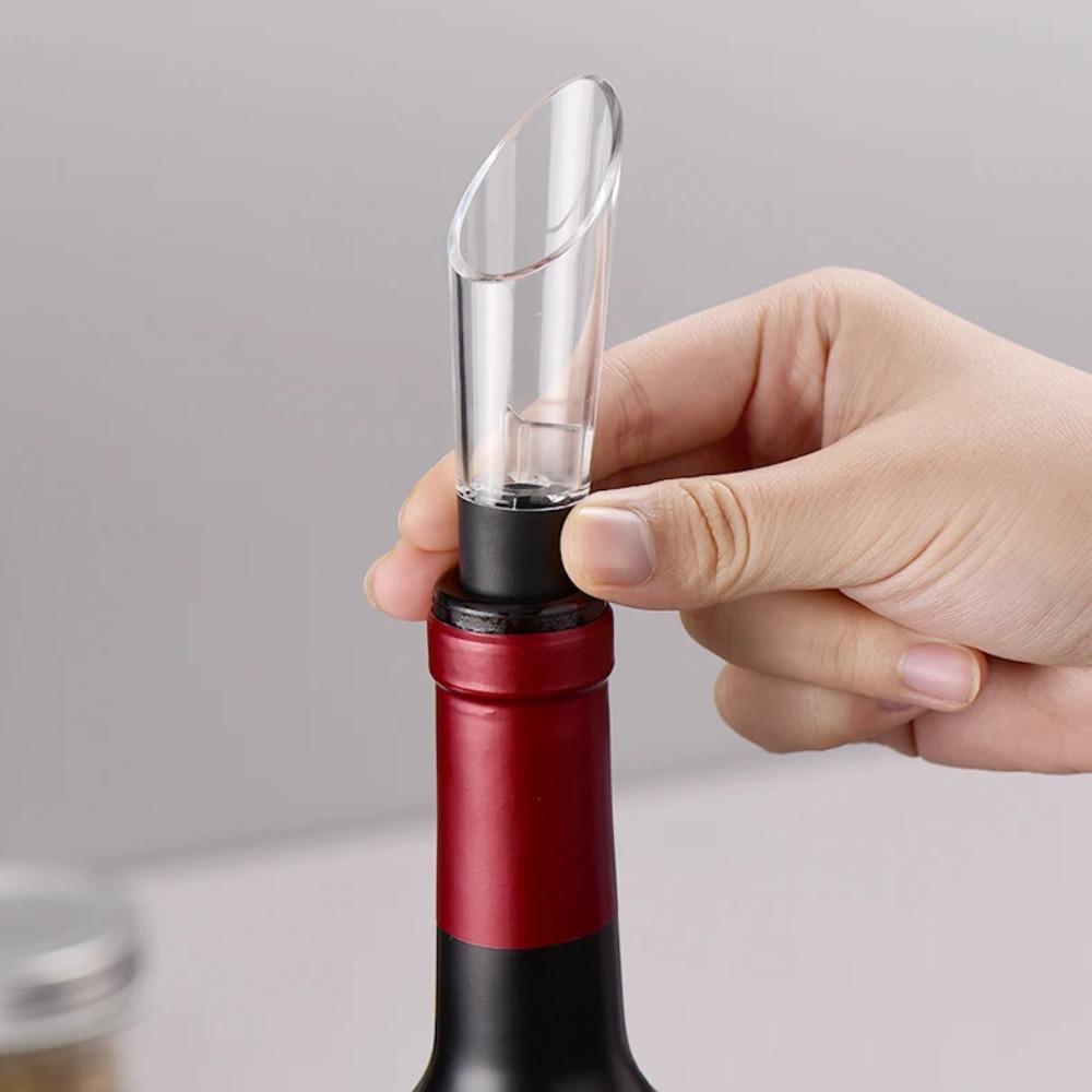 

Plastic Wine Pourer Portable Quick Decanter Bar Tool Accessories Wine Stopper Kitchen 1
