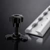 Roof Rack Adjustment Fastener Kit with Threaded Star Knob Hardware, Metal 4 Piece Set for Replacement Mounting Tasks