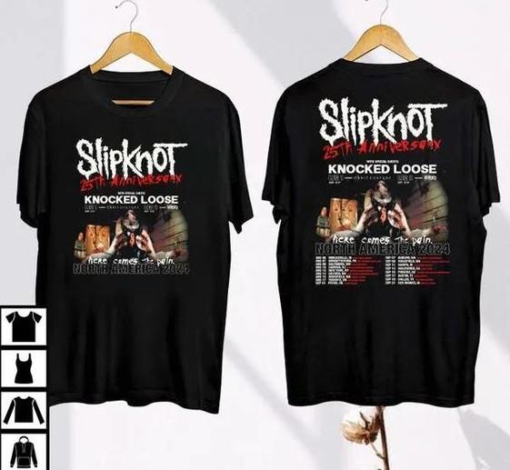 Slipknot Here Comes The Pain 25th Anniversary Tour 2024 Shirt