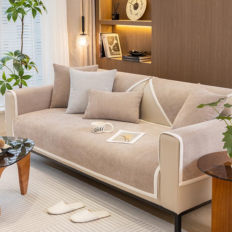 Chenier Sofa Cushion Four Seasons Universal Split Simple Sofa Seat Cushion Armrest Back Cover Towel Cloth