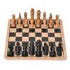 Schach Dame und Schachbrett Set Beidseitiges Holzschachbrett Pädagogisches und Lernspielzeug