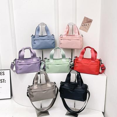 Geantă de mână Crossbody cu un singur umăr, Capacitate Mare, Fermoar Casual, Geantă din Pânză