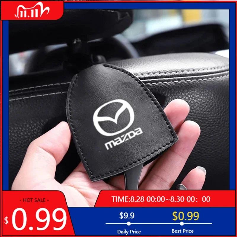 2025 Hot 1PC Car Rear Seat Hook for Mazda Logo CX7 RX8 RX7 CX3 Atenza CX9 Spoiler MX5 CX5 626 323 Chair Back Storage Hook Access