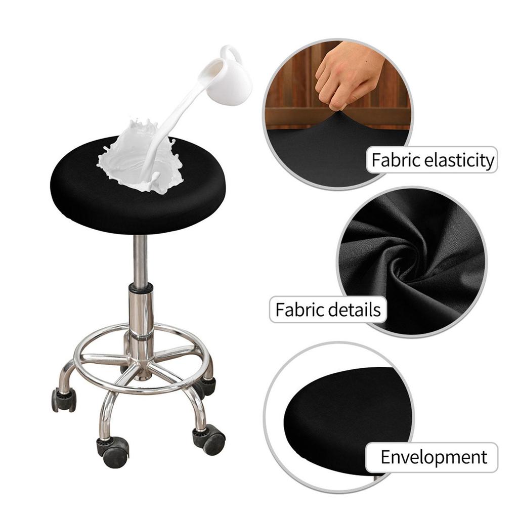 Waterproof Seat Cover Stretch , Protects from Stains & Pets Easy Clean Stool