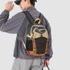 Compact Outdoor Backpack with Mesh Front Pocket and Multiple Storage Compartments for Hiking and Travel