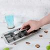 Practical Stainless Steel Ice Cube Tray 18 Slot Movable Partition Ice Cubes Mold Fast Freeze Rectangular Ice Cube Maker Freezer