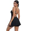 New Cool Camisole Jumpsuit Tennis Skirt Sexy Back Leggings Fitness Solid Color Sports Dress For Women