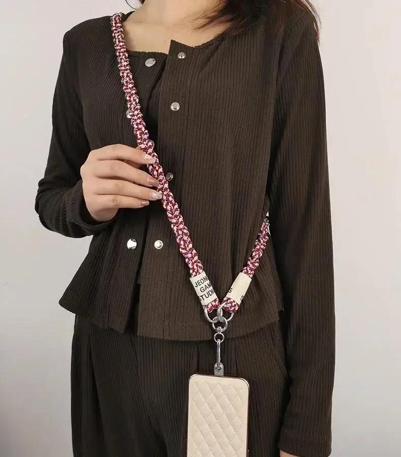Trendy Korean Crossbody Lanyard - Long Braided Strap Outdoor/Mountaineering, Strong Secure Shoulder/Neck Anti-Theft/Anti-Snatch