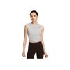 Yoga Dri-Fit Round Neck Quick-Dry Fashion Sleeveless Top Women Tops Cangye-Gray IB7913-078